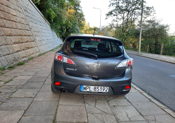 Mazda 3 cena 29900 przebieg: 64400, rok produkcji 2012 z Płock małe 301
